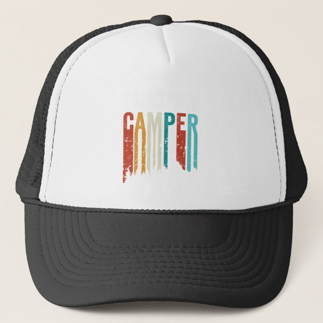 Happy camper truckerkappe (Vorderseite)