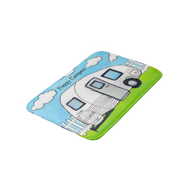 Happy Campers Badematte (Schrägansicht)