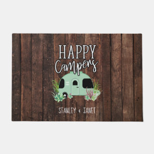 Happy Campers, Camping, RV, Motorhome, Trailer Fußmatte