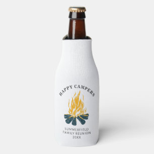 Happy Campers Camping Vacation Family Trip Custom Flaschenkühler