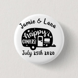 Happy Campers individualisierbares Design Button