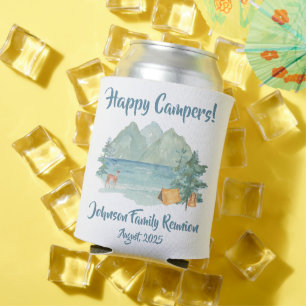 Happy Campers Rustic Mountains Family Wiedersehen Dosenkühler