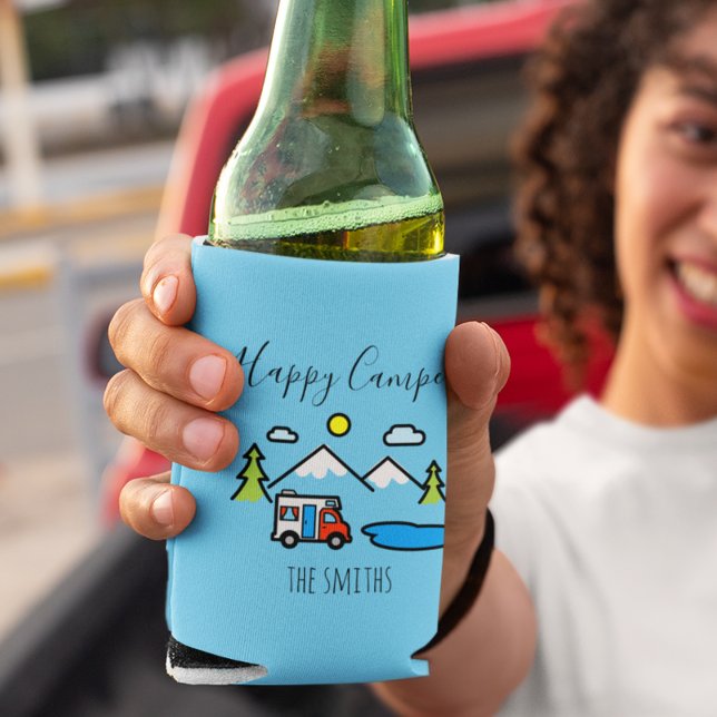 Happy Campers RV Mountains Camping Camp Dosenkühler (Von Creator hochgeladen)