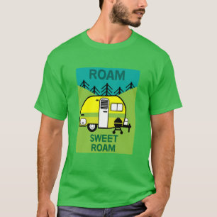 Happy Campers   Wohnwagen   Camper Throw Pillow Mu T-Shirt