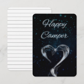 Happy Camping Liebe raucht Buchstaben Zuhause Einladung