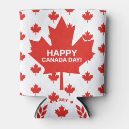 Happy Canada Day Can Cooler Dosenkühler