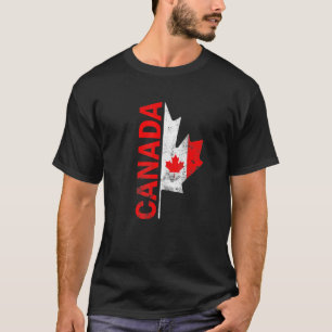 Happy Canada Day Canadian Flag Rentier Patriotic T-Shirt