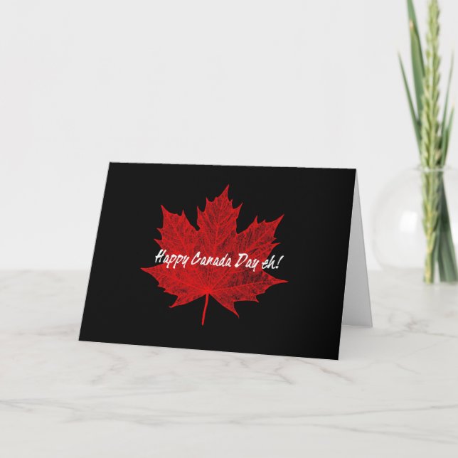 Happy Canada Day eh! Karte (Vorderseite)
