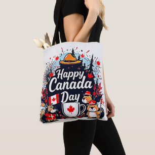 Happy Canada Day Fun Tasche