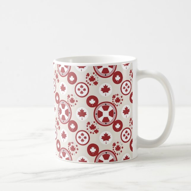 Happy Canada Day Gift Idea Kaffeetasse (Rechts)