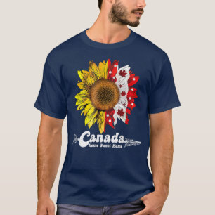Happy Canada Day Maple Sonnenblume 1. Juli unabhän T-Shirt