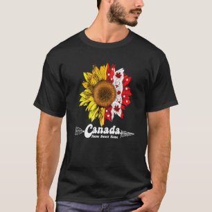 Happy Canada Day Maple Sonnenblume 1. Juli unabhän T-Shirt