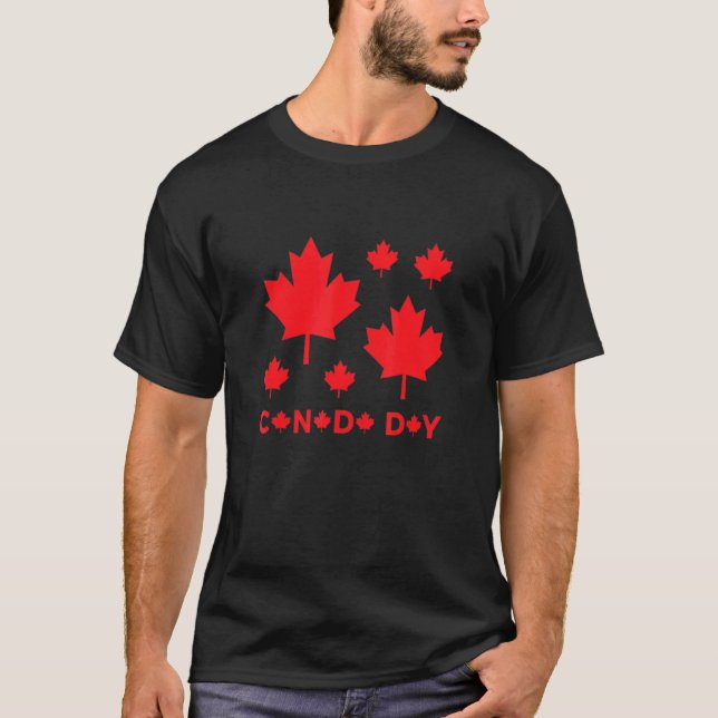 Happy Canada Day T-Shirt (Vorderseite)