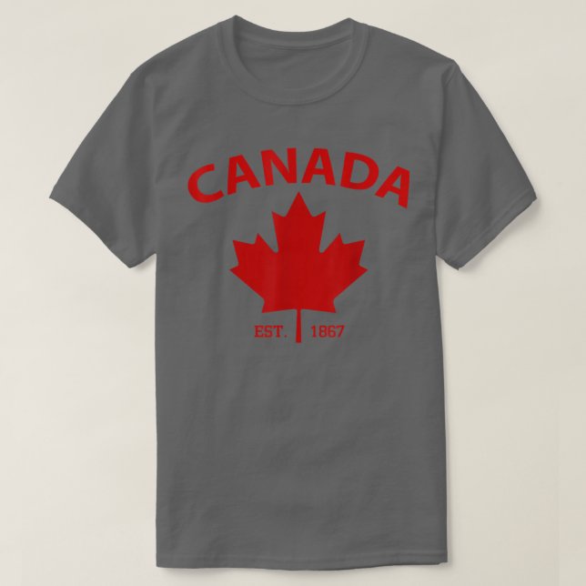 Happy Canada Est T-Shirt (Design vorne)