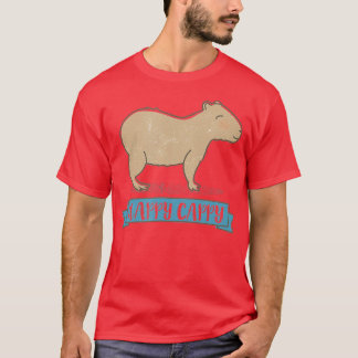 Happy Cappy Retro Vintag Capybara T-Shirt