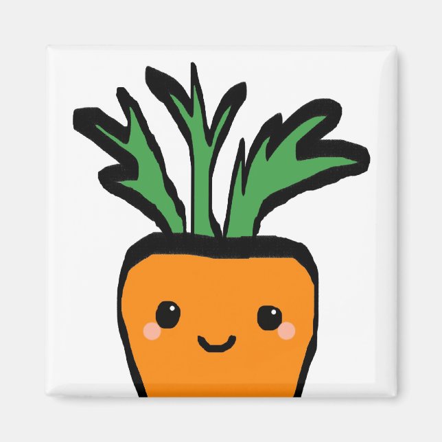 Happy carrot magnet (Vorne)