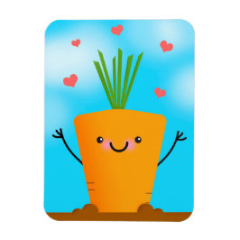 Happy Carrot Magnet