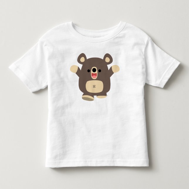 Happy Cartoon Black Bar Kinder T - Shirt (Vorderseite)