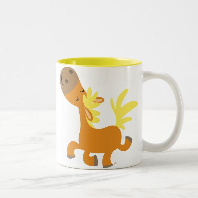 Happy Cartoon Pony Tasse (Rechts)