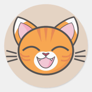 Happy Cat Aufkleber
