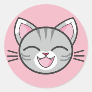 Happy Cat Aufkleber