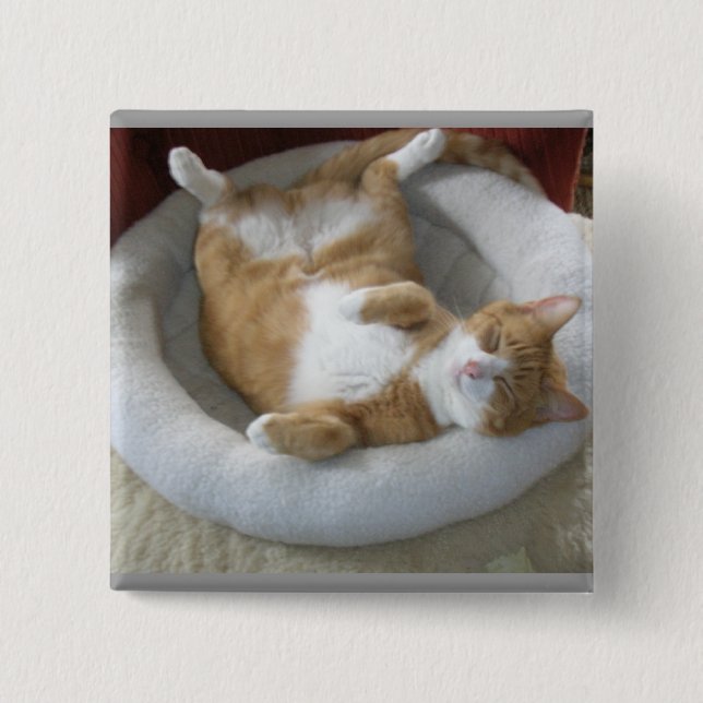 Happy Cat Button (Vorderseite)
