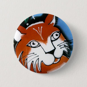 Happy Cat Button