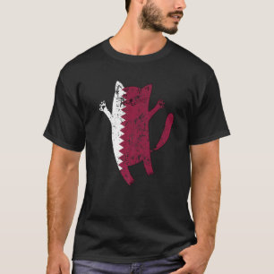 Happy Cat Katar Flag T-Shirt