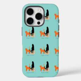 Happy Cat Lady iPhone 16 Pro Hülle