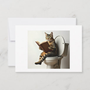 Happy Cat: Niedliches Kitten-Design für Katzen-Lie Dankeskarte