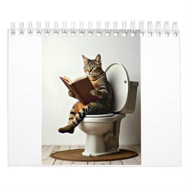 Happy Cat: Niedliches Kitten-Design für Katzen-Lie Kalender (Titelbild)