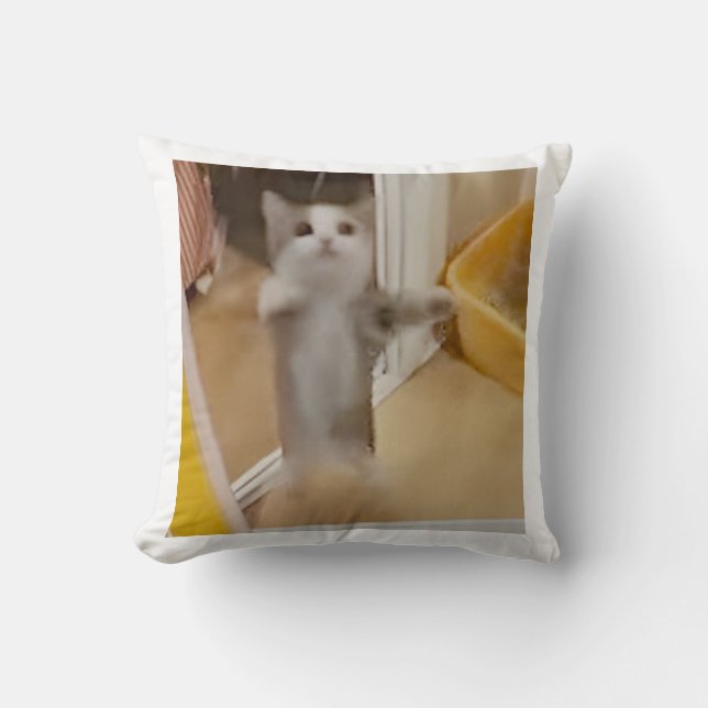 Happy Cat Pillow Kissen (Vorderseite)