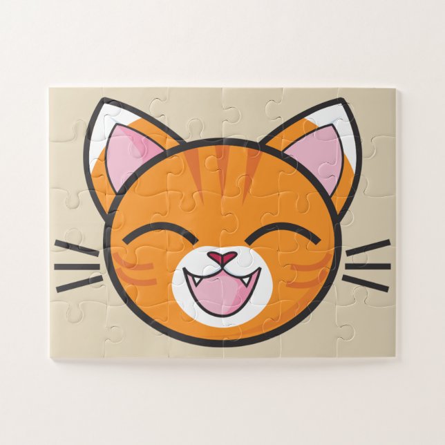 Happy Cat Puzzle (Horizontal)