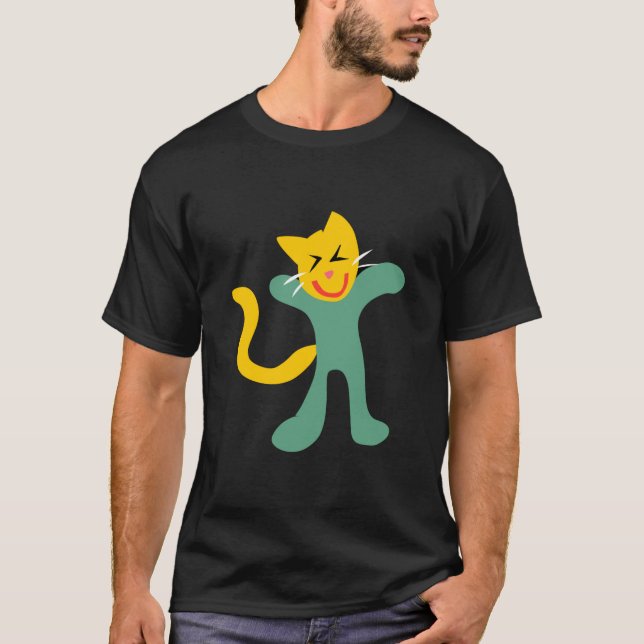 Happy Cat T - Shirt (Vorderseite)