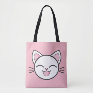 Happy Cat Tote Tasche