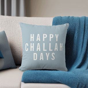 Happy Challah Days Funny Hanukkah Kissen