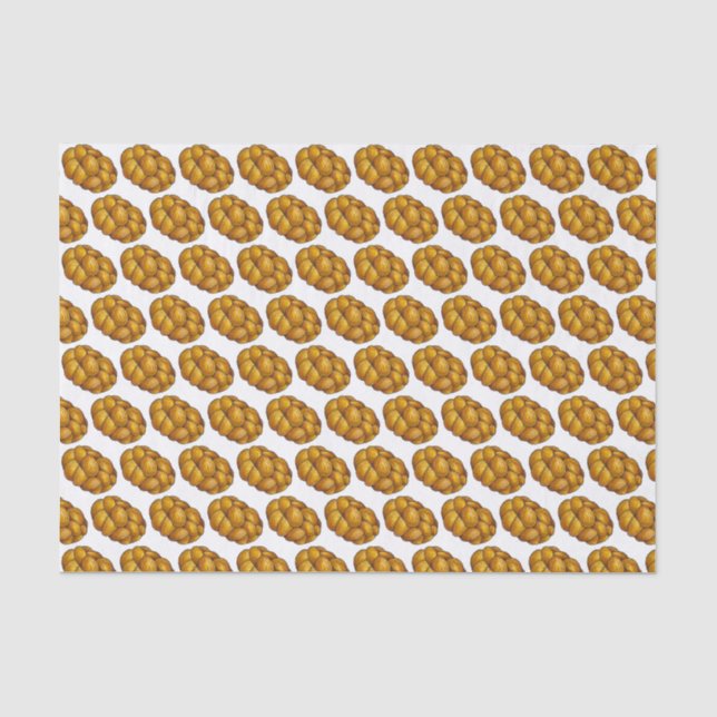 Happy Challah Days Hanukka Chanukah jüdisches Brot Seidenpapier (Vorderseite)