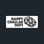 Happy Challah Days Hanukkah Chanukah Holiday Brot Gummistempel<br><div class="desc">Eine originelle Marker-Illustration eines Laib geflochtenen herausfordernden Brotes, mit HAPPY CHALLAH DAYS in einem lustigen Schriftart. Ideal für Hanukkah Crafting und Mailing! Dieses Design ist auch auf anderen Produkten erhältlich. Viele weitere Illustrationen zum Thema Feinschmecker stehen ebenfalls zur Verfügung. Sehen Sie nicht, wonach Sie suchen? Brauchen Sie Hilfe bei der...</div>