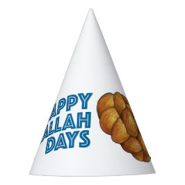 Happy Challah Days Hanukkah Chanukah Holiday Brot Partyhütchen