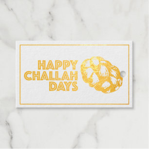 Happy Challah Days Holidays Hanukkah Chanukah Geschenkanhänger