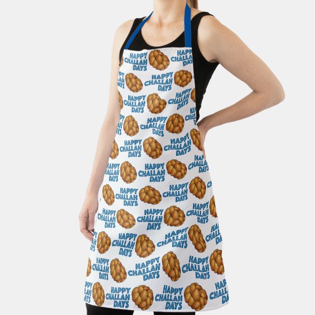 Happy Challah Days Holidays Hanukkah Chanukah Schürze (InSitu)