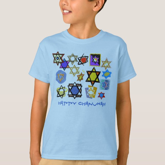 HAPPY CHANUKAH BOYS SHIRTS & HOODIES - JUDAIKA (Vorderseite)