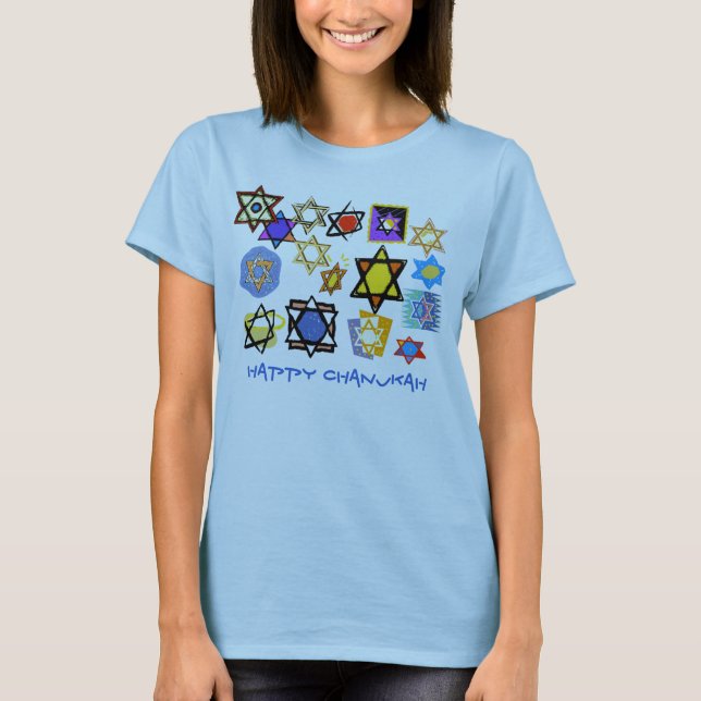 HAPPY CHANUKAH FRAUEN SHIRTS & HOODIES - JUDAIKA (Vorderseite)