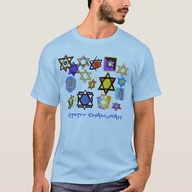 HAPPY CHANUKAH MENS SHIRTS & HOODIES - JUDAIKA (Vorderseite)