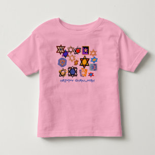 HAPPY CHANUKKAH TODDLER TEE SHIRT - HOHE FERIEN