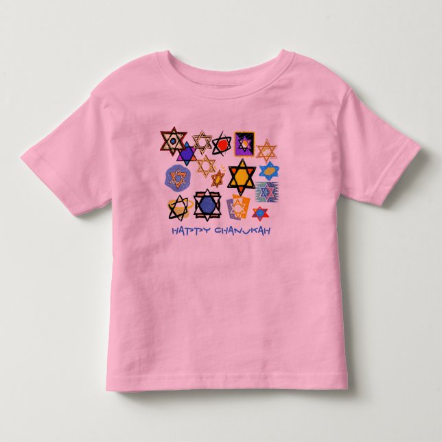 HAPPY CHANUKKAH TODDLER TEE SHIRT - HOHE FERIEN (Vorderseite)