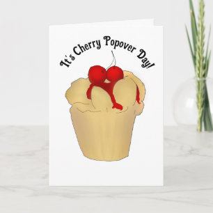 Happy Cherry Popover Day Karte