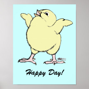 Happy Chick Poster