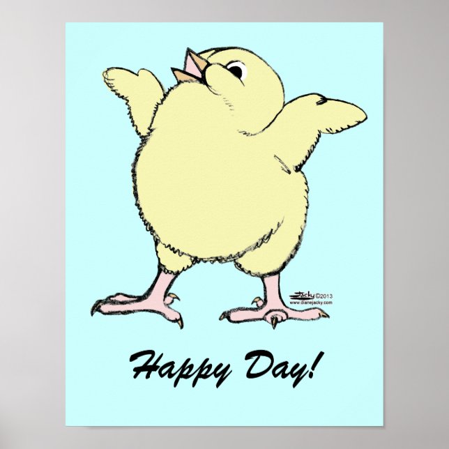 Happy Chick Poster (Vorne)