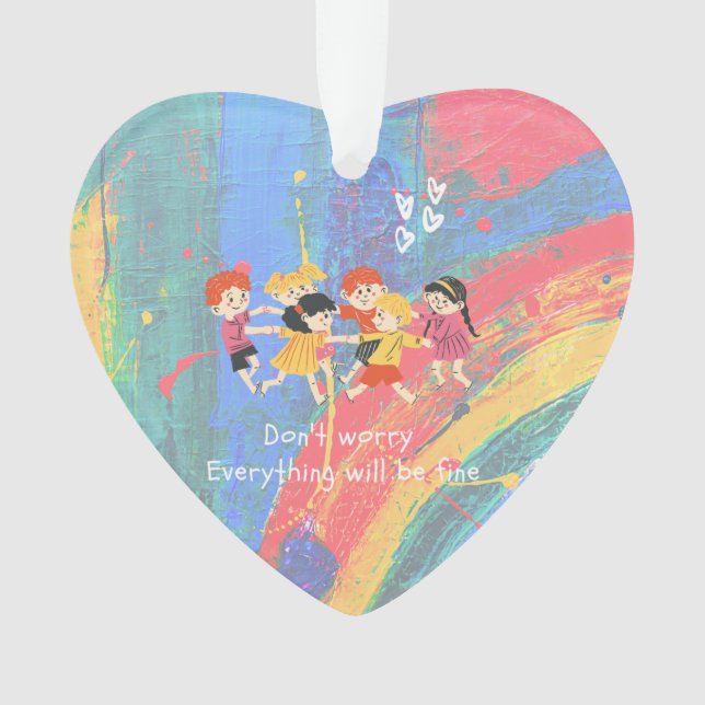Happy Children Ornament (Vorderseite)